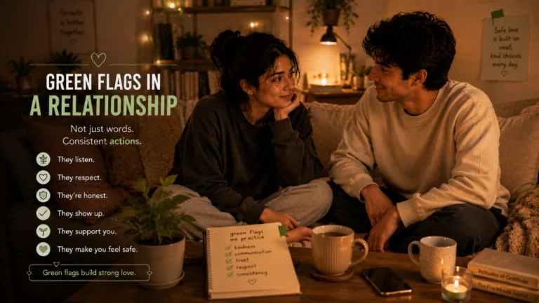 green flags in a relationship