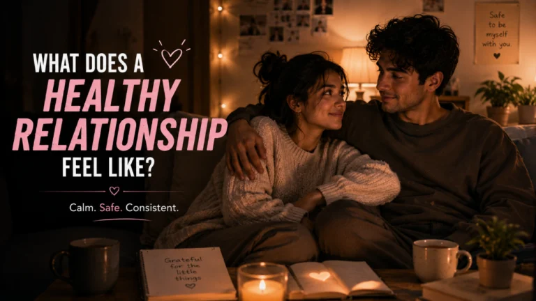 what does a healthy relationship feel like