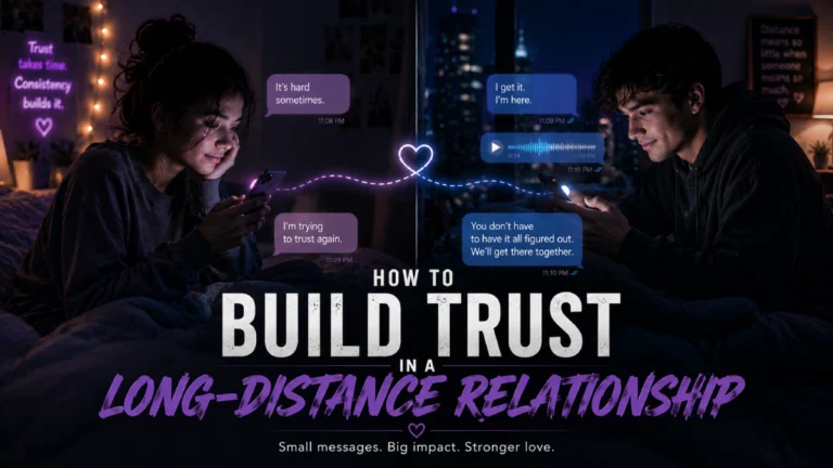 how to build trust in a long-distance relationship