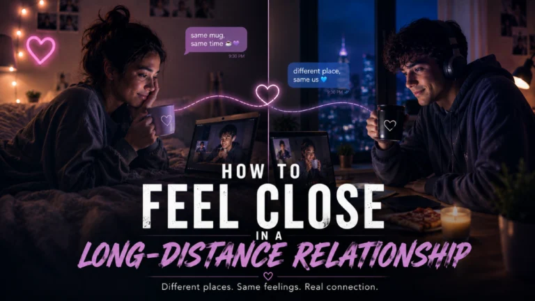 how to feel close in a long-distance relationship