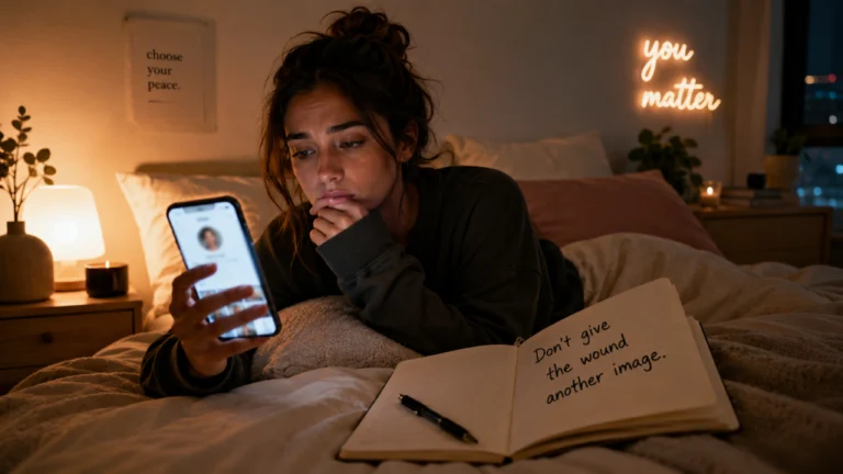 stop checking ex social media