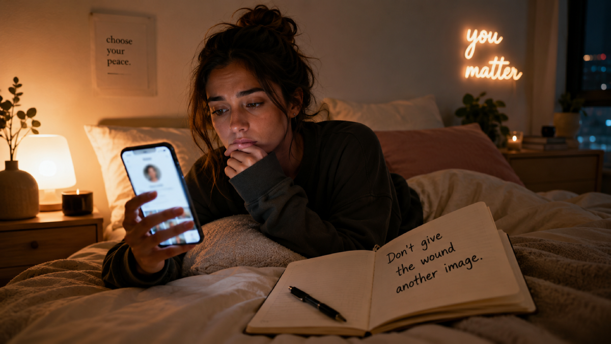 stop checking ex social media